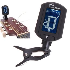 Vente en gros Vente chaude LCD Digital Bass Violon Ukulele Guitar Tuner pièces de guitare instruments de musique accessoires