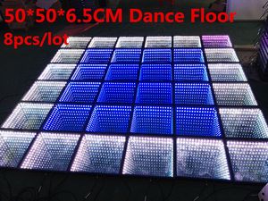 High Mirror Dance Floor Abyss Effect SMD 5050 RGB 3in1 Decoration Wedding DJ Disco Party LED Dance Floor for Sales