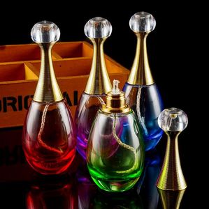 Ich wirklich große Tröpfchen gefärbt Alkohol Lampe --glass Shisha-Rauchen Rohr Glas Gongs - Ölplattformen Glas Bongs Glas Shisha-Rauchen Rohr