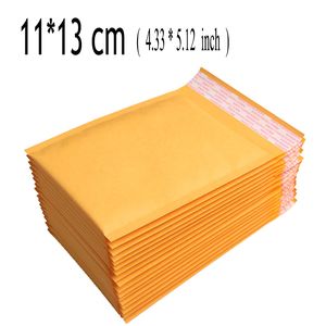 Toptan-11 * 13 cm (4.33 * 5.12 inç) 100 adet Craft Poli Yastıklı Zarflar Posta Çantaları Bulle Bubble Mailers Yastıklı Zarflar Sobres Acolchados