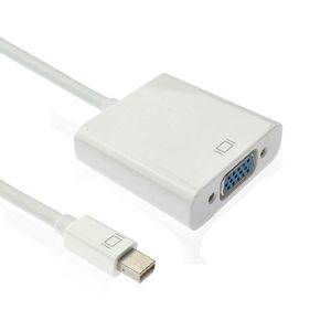 Active Mini Displayport MINI DP to VGA RGB Female adapter cable for macbook to TV & projector