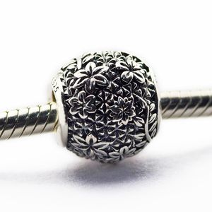 New 925 Sterling Silver beads Epcot Flower and Garden Festival Fits for Pandora Charms Bracelets DIY Jewelry 2016 Spring Jewelry wholesale