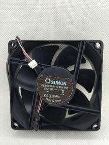 SUNON EE80251S1-D170-F99 80*80*25 1.7W EP6127 12V 3 line projector cooling fan