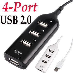 Seçimi için Dizüstü Bilgisayar Bilgisayar Çevre Birimleri Aksesuarları 480Mbps 2 Renkler için 10pc / lot Hızlı USB Hub Mini 4 Port USB Bağlantı Noktası Paylaşımı Anahtarı