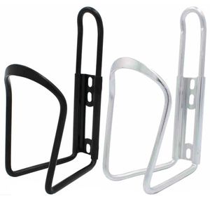 Wholesale-New Bike Bicycle Cycling Aluminum Alloy Rack Water Drink Bottle Can Holder Cage Bike Bottle Cages Holder Rack