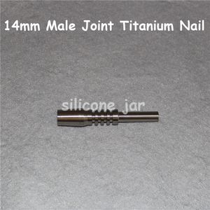 electric tool titanium nails domeless gr2 14mm male joint for glass bong ti nail silicone nectar