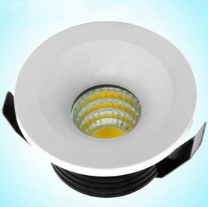 venta caliente Súper LED empotrado micro miniatura pequeña ajustable Mini 5W LED Downlight COB regularse hasta Cálida luz blanca fría del AC85-265V