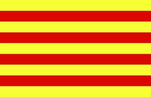 Catalunya Hiszpania Hiszpańska Flaga 3FT X 5FT Poliester Banner Latający 150 * 90 cm Niestandardowa flaga na zewnątrz