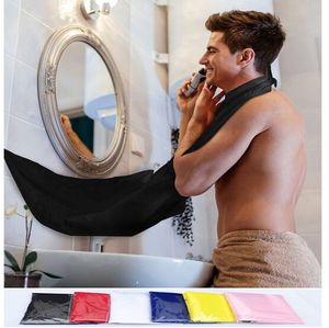 Neue männliche Bart Lätzchen Rasierschürze Clean Clean Raving Kits Haare Erwachsene Lätzchen Rasierer Halter Badezimmer Organisator Geschenk für Mann