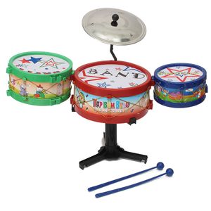 Wholesale-1 Set Mini Children Drum Kit Set Musical Instruments for Band Toy Bass Gifts Kids Music Learning & Educational
