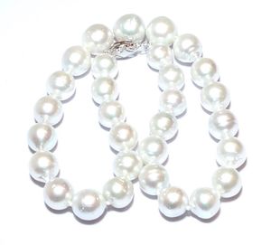 New Fine Pearls Jewelry Superb Off Round White Australian South Sea 12-14.8mm Pearl