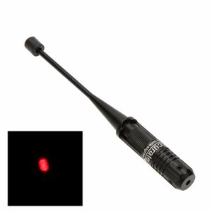 4 verstellbare Adapter, Kaliber 0,22–0,50, für Gewehre, Red Dot Laser Bore Sighter Boresighter Kollimator-Set mit Tragebox