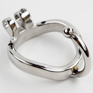 Çelik horoz kafes taban ark yüzüğü ile testis ayırma cihazı seks oyuncakları erkekler için chastity cihazı