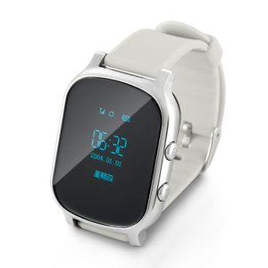 Orologio da polso per bambini T58 Smart Phone Watch GSM GPRS Localizzatore GPS Tracker Anti Lost Smartwatch Protezione per bambini per iOS Android