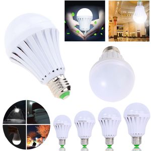 E27 Lâmpada LED Lâmpada de Emergência 5W 7W 9W 12W Manual / Controle Automático 180 Graus Luz de Vendedores de rua Uso Trabalho 3-5 horas