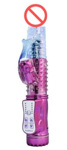 Hot Rabbit Vibrator Dildo G-Spot Clitoral Múltiplo Massageador de Mulher Toy Feminino #R410