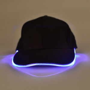 Novità Illuminazione LED Light Up Glow Hat Cappelli da baseball per feste luminosi Cappellini per sport di club