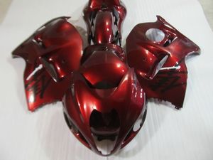 Högkvalitativ fairingkit för SUZUKI GSXR1300 96 97 98 99 00 01-07 Vinröda Fairings Set GSXR1300 1996-2007 OT18