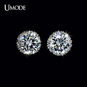 Umode Multi Prongs mm ct Top Quality CZ Simulerad Diamond Stud Earring UE0013