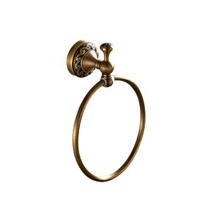 Wholesale And Retail Promotion NEW Antique Brass Towel Ring Hanger Wall Mounted Antique Brass Towel rack Holder,christmas stock hook