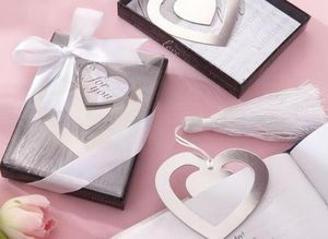 Party Wedding Favors Metal Tassel Bookmark Książki Mark Uwaga Memo Etykieta Ribbon Box Prezenty Urodziny Powrót do szkoły Prezent 25 Stylów Uroczysty Dostawa