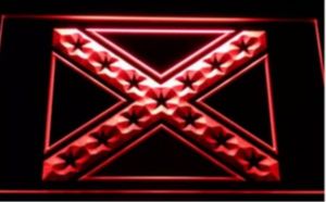 Rebel Confederate Flag bar de cerveja pub LED Neon Sign man cave