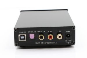 Freeshipping FX-Ses Feixiang DAC-X6 HiFi amp Optik / Koaksiyel / USB DAC Mini Ev Digital Audio Decoder Amplifikatör 24BIT / 192 12V Güç Kaynağı