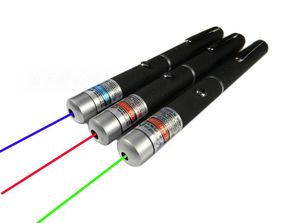 torch 15CM Great Powerful Green Blue Purple Red Laser Pointer Pen Stylus Beam Light Lights 5mW Professional High Power Laser 532nm 650nm 405nm