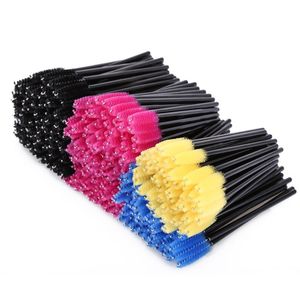 50PCS Disposable Eyelash Makeup Brushes Mascara Applicator Wand One-Off Eyebrow Make Up Borsta Kosmetiska Verktyg