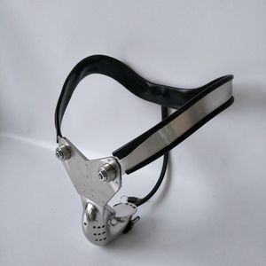 2022 Newest Arrival Male Chastity Devices Stainless Steel Model-T Adjustable Curve Waist Belt With Cock Cage Bdsm Sex Toys For Men