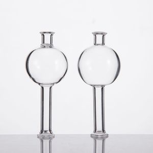 Quartz Ball Style Universal Pure Crystal Quartz Carb Cap for Domeless Nails 8mm Super Tjock som Quave Club Banger Retail