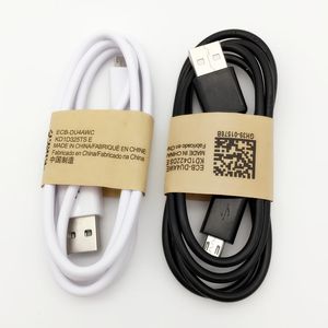 Cavi Micro USB Cavi Data Sync Caricabatterie Cavo Adattatore per Samsung Android Telefoni Black White 1M 3Feet