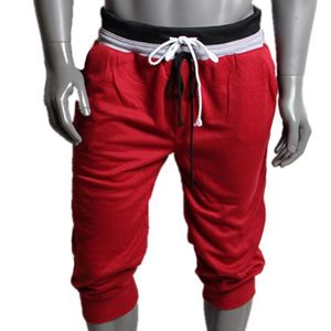 Großhandels-Moderne Herren-Sweatshorts, Harems-Baggy-Hosen, heißes Grau, Rot, Schwarz, 19. Februar