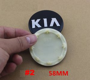 58 MM Tekerlek göbeği kapağı jant kapakları Fit Kia Cerato, Avrupa tarzı, Sportage, Sportage/K3/12/k5modelleri Seul/Optim'i gösterir