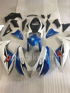 3 gift New Hot ABS motorcycle Fairing kits 100% Fit For SUZUKI GSXR 600 750 K11 2011 2012 2013 2015 GSXR600 750 11 12 13 15 Blue white AY