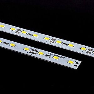 5630 7020 Weiße LED-Leiste, 72 LEDs, starre, harte LED-Lichtleiste, superhelle Lichter, 12 V Gleichstrom