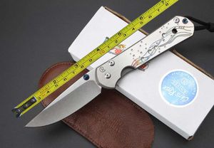 spedizione gratuita Nuovo Chris Reeve CNC D2 Lama Sebenza 25 Style Full TC4 TITANIO Maniglia coltello pieghevole DF26