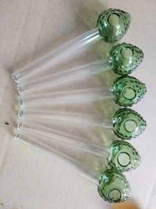 Strawberry burner bongs accessories Oil Burner Glass Pipes Water Pipes Glass Pipe Oil Rigs Smoking with Dropper Glass