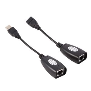 Extensor Rj45 al por mayor-USB a RJ45 Extensor de cable de extensión Ethernet Cable de adaptador de red Lan con cable para MacBook