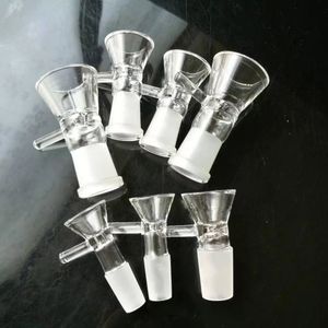 Glass Smoking Pipe Water Hookah bongs Transparent funnel adapter