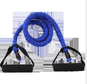 1,2m högkvalitativt gummi elastiskt dragande rep för benarmträning expander yoga fitness träning gymutrustning unisex hemmotstånd band
