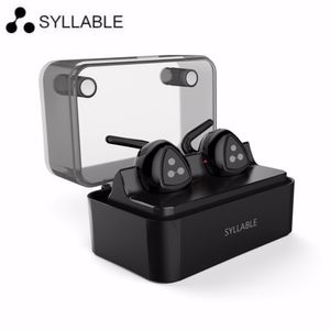 Freeshipping Original Syllable D900MINI Wireless Bluetooth 4.1 Auricolare Auricolare stereo Vivavoce Mini Auricolare con microfono per iPhone 7