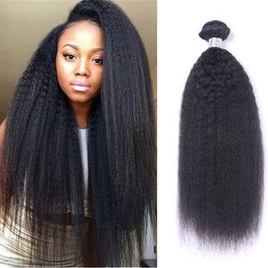 African American Afro Kinky Srtaight Brazylijski Ludzki Włosy Wiązki Włosy Wyplata Podwójna utopia maszyna Ludzki Włosy Wątek Dla Czarnych Kobiet