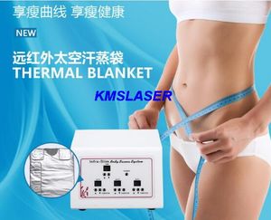 3 heating zone infrared light temperature 30-85 adjustable sauna blanket beauty machine