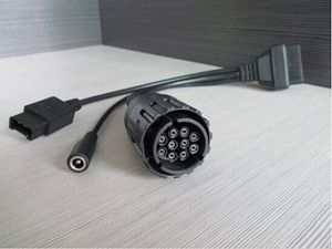 För BMW ICOM D Motorcyklar Kabelmotobikes Diagnostisk kabel 10 -stiftadapter Bildiagostiskt ICOM -verktyg OBD 16PIN CABLE