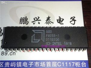 AMD . P8088-1 , PDIP40 Vintage microprocessor / 8088 old cpu. Electronic Components / P8088 . dual in-line 40 pins dip plastic package Chips