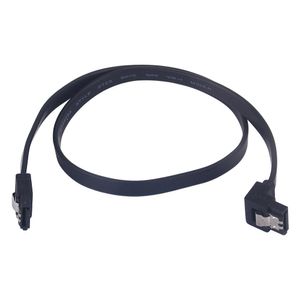 Freeshipping 10pcs/lot SATA 2.0 III Data Cables 6Gb/s SSD Right Angle Cable HDD Hard Disk Drive Cord line