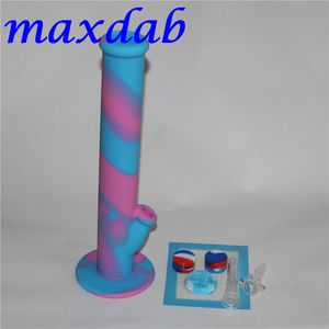 1 SET 5ML SILICONE VAX CONTAINER HOOSH WED Square Sheets Pads Mat Silicon Bong Water Pipe Dabber Tool för torra örtburkar Dab