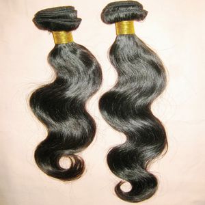 Wrażeniem Happy Shopping 200g / lot ciała Fala Peruwiański Ludzki Hair Extensions Silky Elek Splatki