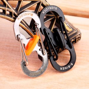 8 Form Camping Wandern Outdoor Mountaineer Schnalle Hängehaken Clip Großhandel